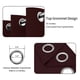 thumbnail image 4 of Cortina Easy-Going, 2 paneles, 107 x 137 cm, color vino opaco, 4 of 8