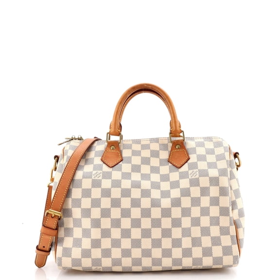 Pre-Owned Speedy Bandouliere Bag Damier 30 By Rebag
