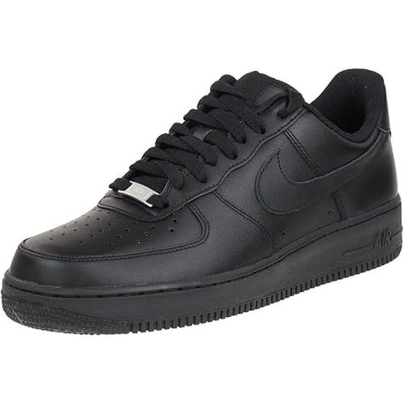 Nike Men's Air Force 1 '07 Black/Black running shoes