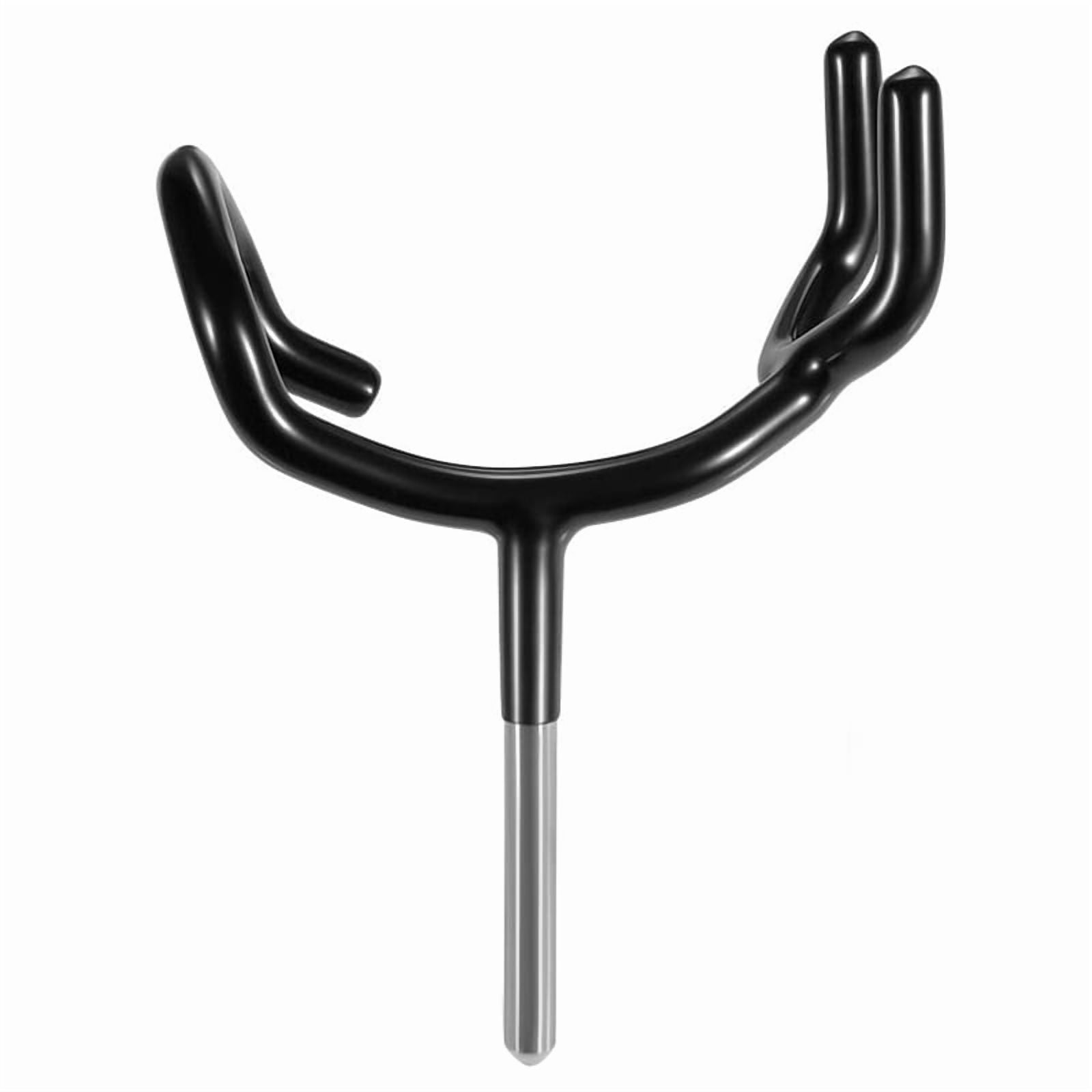 3X Metal Microphone Boompole Support Holder Audio Boom Pole Arm Stand for Microphone C-Stands,3 Boompole Holder,Black