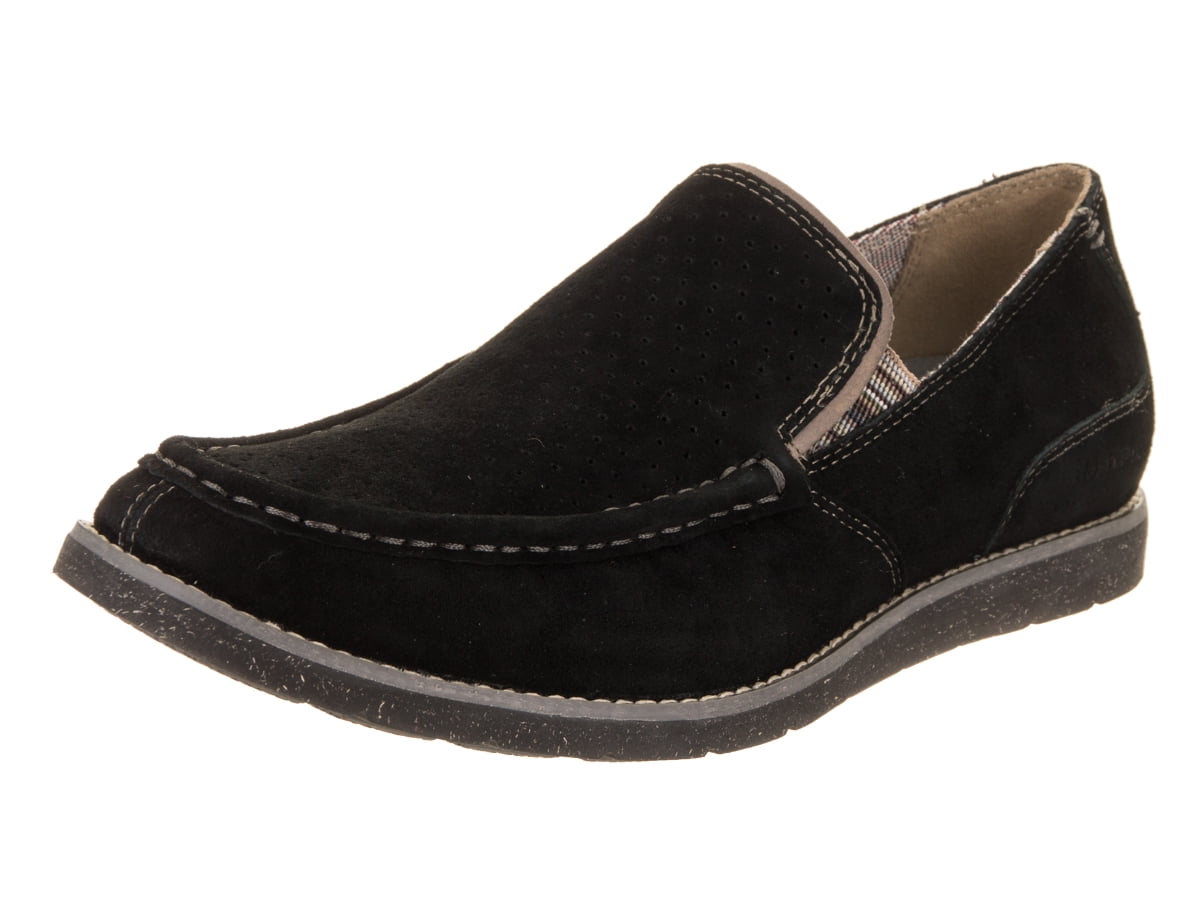 hush puppies loafers black