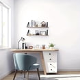 thumbnail image 2 of 1pc White Subfilm, Indentation Decor, Waterproof, Stain Resistant, Erasable, Wallpaper, Peel And Stick, For Refrigerator/ Speaker/ Dryer/ Cabinet/ Oven Appliances Furniture Decor, For Kitchen/ Cabin, 2 of 4