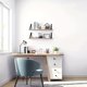 thumbnail image 2 of 1pc White Subfilm, Indentation Decor, Waterproof, Stain Resistant, Erasable, Wallpaper, Peel And Stick, For Refrigerator/ Speaker/ Dryer/ Cabinet/ Oven Appliances Furniture Decor, For Kitchen/ Cabin, 2 of 4