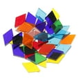 thumbnail image 4 of 550 Pieces Multicolor Puzzle Mosaic Glass Mosaic Tiles Ornaments, 4 of 8