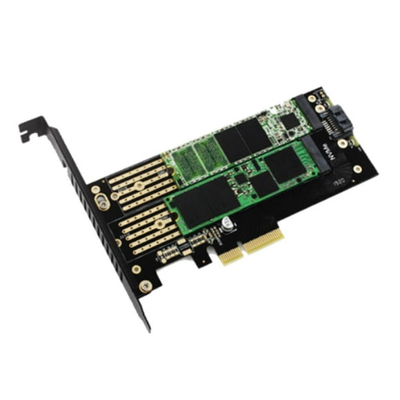 M.2 + B 3.0 X4 Tarjeta de Expansión Del Controlador de Host Sunnimix Tarjeta de expansión dual PCIE NVME