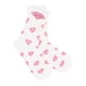 thumbnail image 5 of Calcetines de San Valentín, calcetines tipo bota, calcetines tipo botín, divertidos y coloridos para la tripulación. corazón blanco, 5 of 9