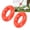 Red, variant on Nieyigj 2Pcs Golf Weight Swing Ring Trainer, Weighted Golf Donut Warm Up Practice Equipment Accessory For Improving Swing Speed And Muscle Strength, Ambidextrous Design, Black (2.36 in / 6 cm)