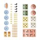 thumbnail image 3 of 44 piezas de bloques de construcción DIY, regalo de aprendizaje para niños, bloques apilables para edades de 3+ para fiestas, cumpleaños, jardín de, 3 of 10