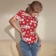 thumbnail image 3 of Balery Popcorn2 Body de cuello redondo de manga corta para mujer Tops de manga corta Tops básicos-Small, 3 of 7