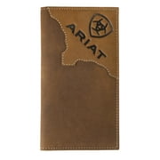Ariat Men's Rodeo Slim Fit Two Tone Tan Leather Wallet A3552544