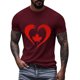 thumbnail image 4 of Camisas de Manga Corta para las Mujeres Impresión de Manga Corta Cuello Redondo, Camisa Casual de Poliéster para las Mujeres, Lavado de Manos, 4 of 8