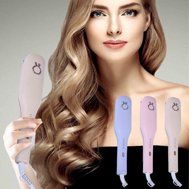 Dvkptbk Curling Curling French Curling Iron Rommantic French Eggs Roll Curling Iron French Eggs Roll Curling Iron V-Shape Ceramic BigWaves Hair Crimper