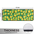 thumbnail image 5 of Kitchen Rugs Sets Of 2,Yellow Lemon Fruit Dots Green Pattern Anti Fatigue Kitchen Mat Rugs Non Slip Washable,Decorative Kitchen Floor Mats for Kitchen,Sink,Laundry,17"x47"+17"x47", 5 of 5