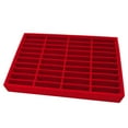 thumbnail image 4 of Stackable 40 Girds Jewelry Trays Jewelry Storage Tray Showcase Display Organizer Red, 4 of 7