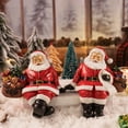 thumbnail image 6 of Christmas Santa Claus Figure,Santa Claus Decorations Indoor,Table Top Santa Claus,Christmas Santa Figurines,Santa Claus Table Decoration Home Christmas Gift Scene Christmas Ornament Resin Crafts, 6 of 8