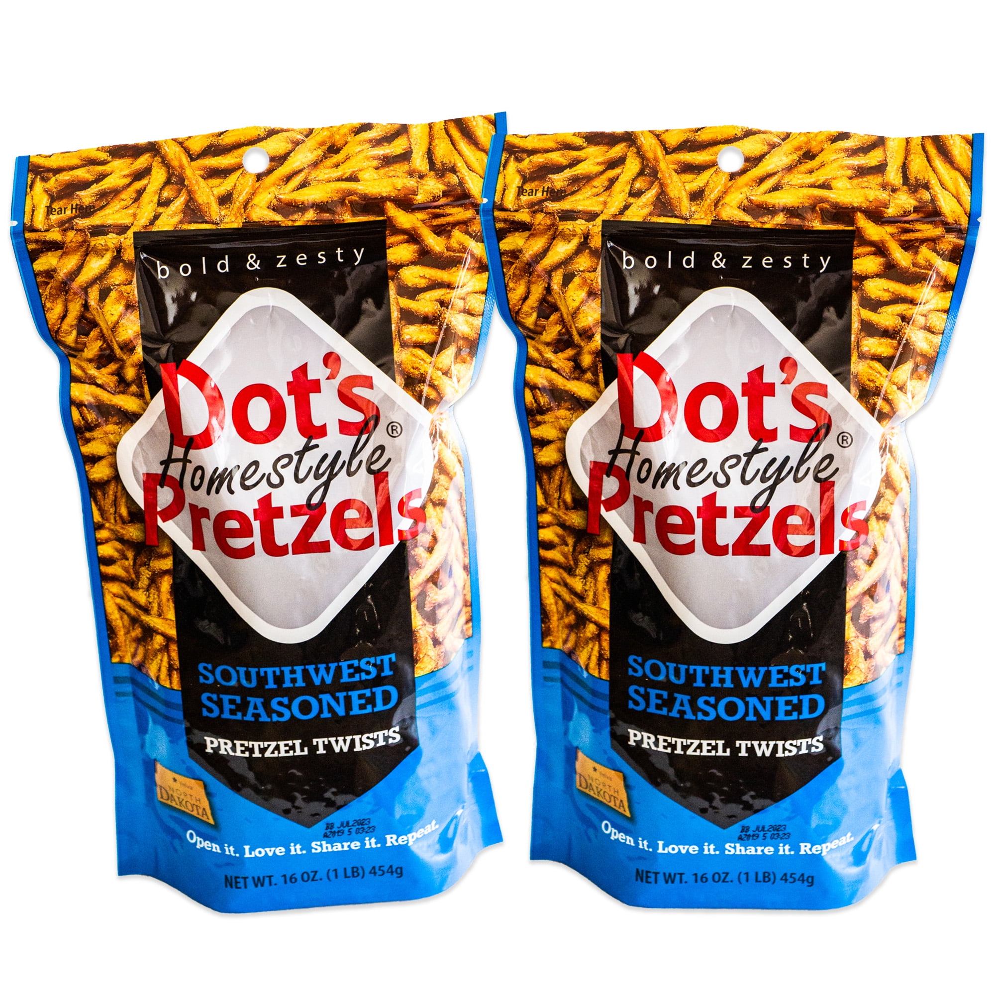 Dot's Southwest Seasoned Pretzel Twists Bold and Zesty Southwest