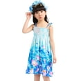 thumbnail image 4 of TAIAOJING Toddler Kids Girls Floral Bohemian Flowers Sleeveless Beach Straps Dress Princess Clothes, 4 of 4