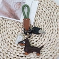 thumbnail image 3 of lanema Miniature Sausage Dog Keyring Stylish Leather Keychain Pendant Accessory for Pet Lovers and Fashion Enthusiasts, 3 of 20