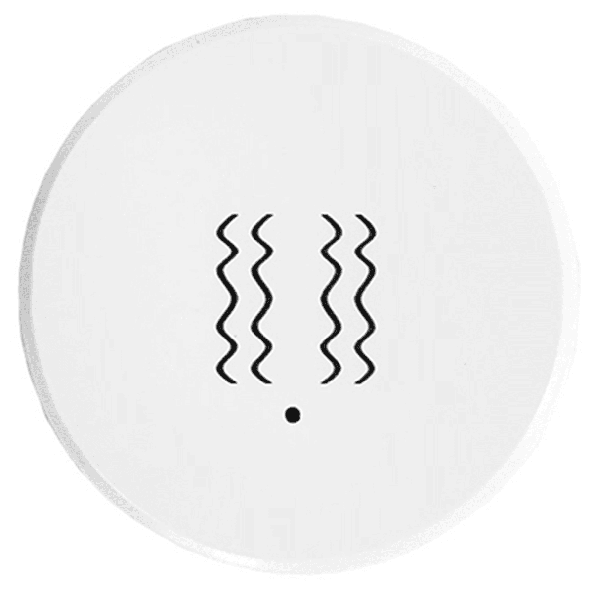 2X Tuya Zigbee Smart Vibration Sensor Tilt Detector Home Security Protection Smart Life App Real-Time Monitor Alarm,2x Smart Vibration Sensor,White