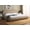 Light Brown/Natural, variant on Safavieh Couture Jennabryanna Boucle Queen Bed, Light Brown/Natural