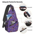 thumbnail image 3 of Lsque German Shepherd Dog Pattern Cross Chest Bag Diagonally – Premium Durable Front Chest Sling with Adjustable Padded Strap, High-Capacity Storage, 3 of 8