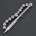 thumbnail image 1 of Decompression Novel  Pen  Metal  Water Based Pen  With 12 Steel Balls Best GiftSliver, 1 of 8