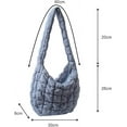 thumbnail image 6 of Quilted Tote Bag for Women Puffer Bag Quilted Bag Lightweight Puffy Tote Bag Quilted Padding Shoulder Bag, 6 of 6