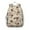 Pug and Footprint, variant on Pomeranian Dogs and Flowers Backpack for School,Cute School Bag,Schoolbag with Adjustable Shoulder Straps & Padded Back,15"x11.42"x5.5"