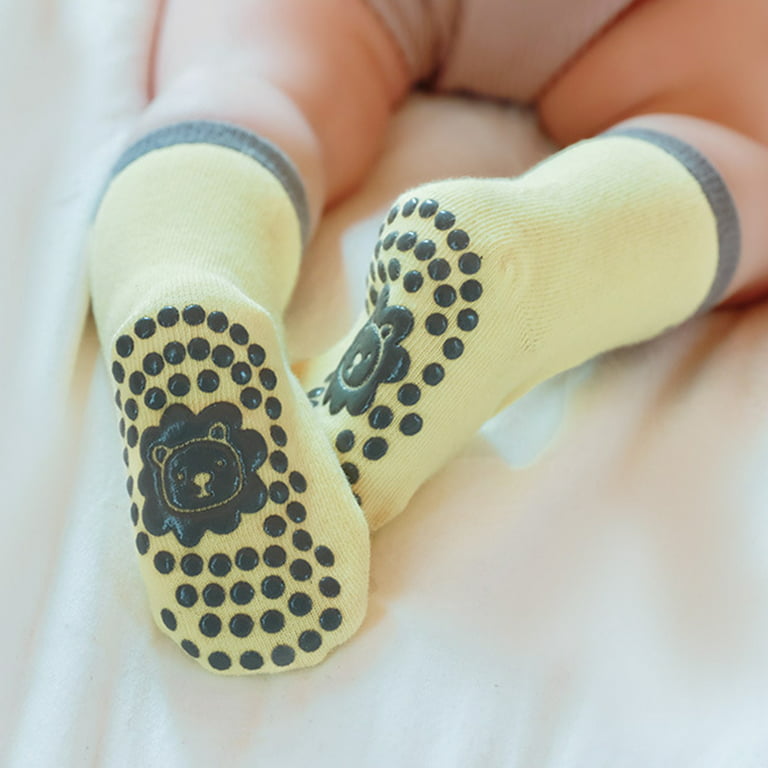 JDEFEG Boy Things Kids Toddler Trampoline Grip Socks Anti Non Slip