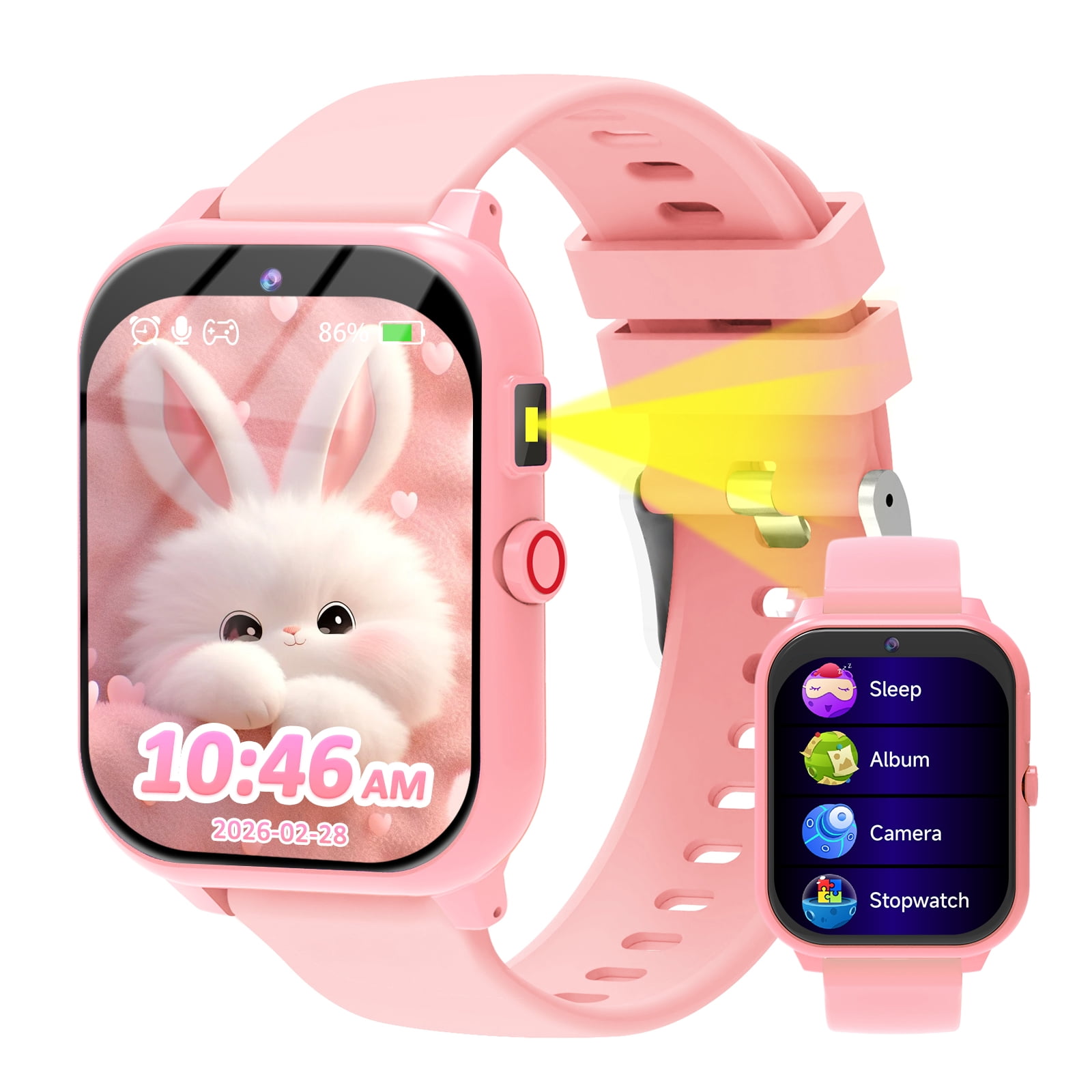 ★新品・未開封・送料込★KOKORO Kid jingdwang gyaromi VTech Kidizoom Smartwatch DX - Learning Toy with Camera, Purple