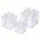 thumbnail image 2 of Caja de Regalo Navideña Iluminada con 3 Adornos Decorativos Led Azules y Control Remoto | Funciona con Pilas y Modo Intermitente | Decoración para Fiestas, Árboles de Navidad, Hogar y Jardín, 2 of 6