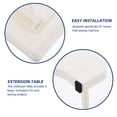 thumbnail image 3 of GOOHOCHY Sewing Machine Extension Table Portable Sewing Table White 1Set For Sewing Enthusiasts, 3 of 8