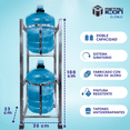 thumbnail image 3 of Dispensador De Agua Portagarrafones Doble Cromado Metalico, 3 of 5