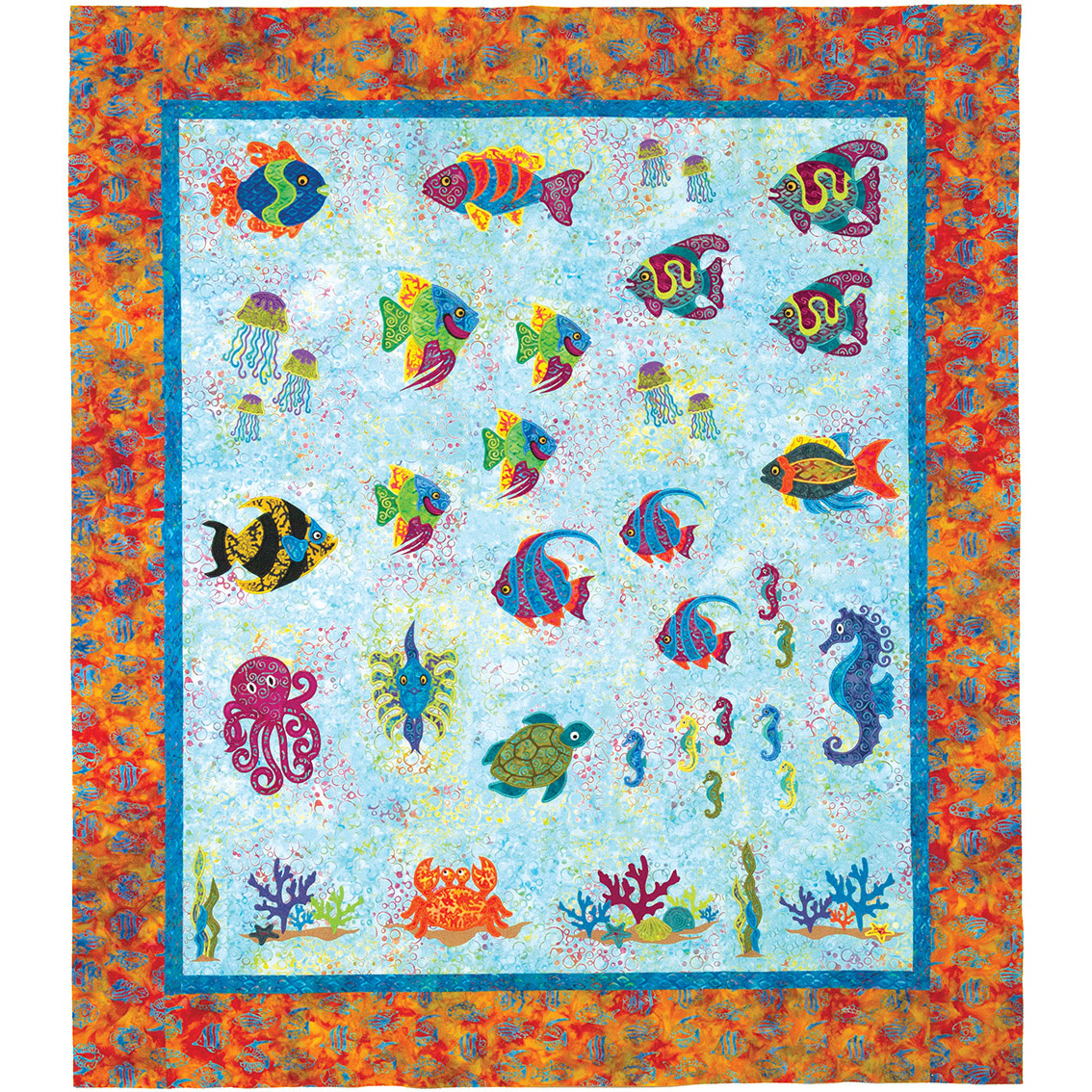 Ocean Odyssey Quilt Pattern by Lunch Box Quilts
