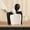 Black, variant on Couple Ceramic Figurine Abstract Modern Minimalist Hugging Statue Art Sculpture for Home Living Room Bedroom TV Cabinet Bookshelf Decor Housewarming Gift