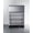 Black, variant on Summit 24" Built-In Beverage Refrigerator/Top Drawer