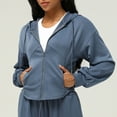 thumbnail image 5 of Wensltd Zip Up Hoodies for Women with Pockets Fashion Comfortable Slim Fit Sweatshirt, 5 of 9