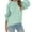 Green, variant on Vedolay Plus Size Sweatshirts for Women Fashion Long Sleeve Crewneck Striped Pullover Tops Clothes for Women Green,XL