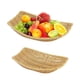 thumbnail image 4 of 3pc Handmade Imitation Rattan Snacks Storage Container Decorative Woven Basket Ship Shaped Kitchen Bread Fruit Tray, 4 of 4