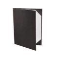 thumbnail image 1 of Menu Covers Made of Premium Faux Leather (10-Pack) - 8.5" X 11" - 2 Views - Black, 1 of 4