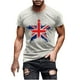thumbnail image 2 of Tops para hombre, blusas y camisas de cuello redondo y manga corta para hombre, camiseta de cuello redondo y manga corta con estampado de la bandera del Día de la Independencia de Estados Unidos para, 2 of 5