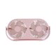 thumbnail image 1 of Injueey Ventilador de refrigeración USB de doble cabezal de 360°, circulador de aire de verano, aromaterapia, ventilador de coche para el hogar Electrónica rosado, 1 of 6