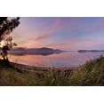 thumbnail image 2 of Paulson, Don 24x17 White Modern Wood Framed Museum Art Print Titled - WA, Seabeck Fisheye view of sunset on Hood Canal, 2 of 4