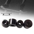 thumbnail image 1 of 4x PU Durable Monopatín Reemplazo de bujes para camión Kits de reconstrucción de calzas superiores e inferiores Amortiguador Piezas de patines Negro DYNWAVEMX bujes del camión del monopatín, 1 of 8