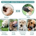 thumbnail image 5 of Bozal para perros con correas ajustables, bozal suave cubierto de malla para perros pequeños y medianos, talla S, color gris., 5 of 5