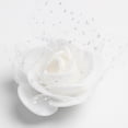 thumbnail image 4 of 50pcs cabezas de malla de espuma artificial Colcomx 4cm Blanco Cabeza de flor de rosa de boda, 4 of 8