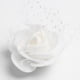 thumbnail image 4 of 50pcs cabezas de malla de espuma artificial Colcomx 4cm Blanco Cabeza de flor de rosa de boda, 4 of 8