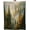 Autumn Forest, variant on Coastal Lighthouse Blanket, Oil Painting Style Flower and Ocean Blankts, Gifts for Adults, Home Dorm Cabin Pet Area Picnic and Travel Decor, Soft Cozy Lightweight Flannel Throw,50"x60"