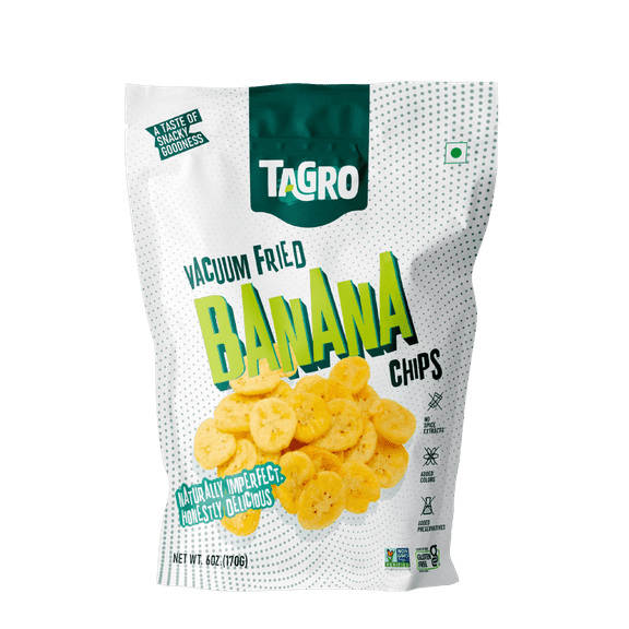 Tagro Vacuum Fried Banana Chips 6 oz ( 170 g)