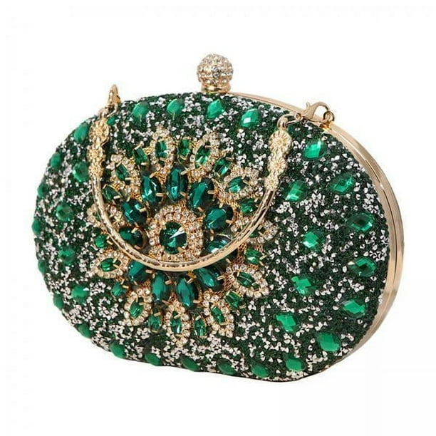 3x Bolso De Mano De Noche Para Mujer, Bolso De Mano Para Boda, Para Club, Cóctel, Fiesta, Boda, Verde
